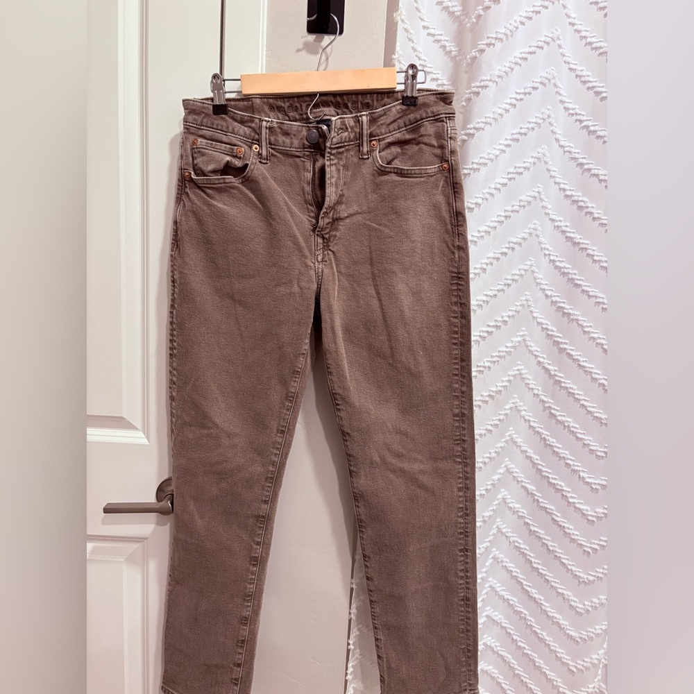American Eagle Outfitters Men’s Brown Straight Leg Jeans